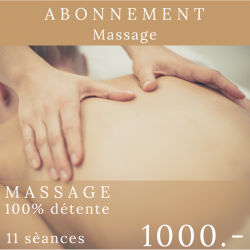 Abonnement - Massage - 100%...