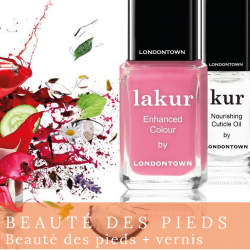 Beauté de pieds + vernis